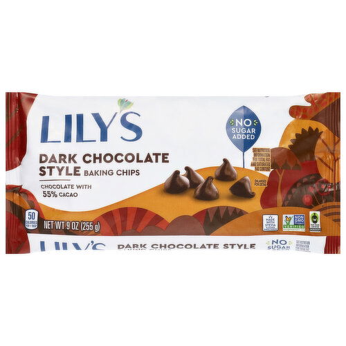 Lily's Dark Chocolate Style Baking Chips
