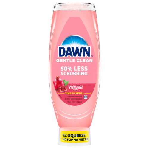 Dawn Gentle Clean Pomegranate & Rose Water Scent Dishwashing Liquid