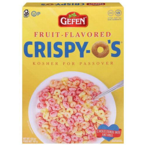 Gefen Crispy-O's Cereal, Fruit-Flavored