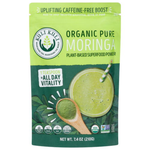 Kuli Kuli Superfood Powder, Plant-Based, Organic, Moringa, Pure