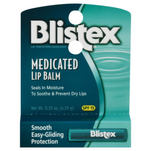 Blistex Lip Balm, Medicated, SPF 15