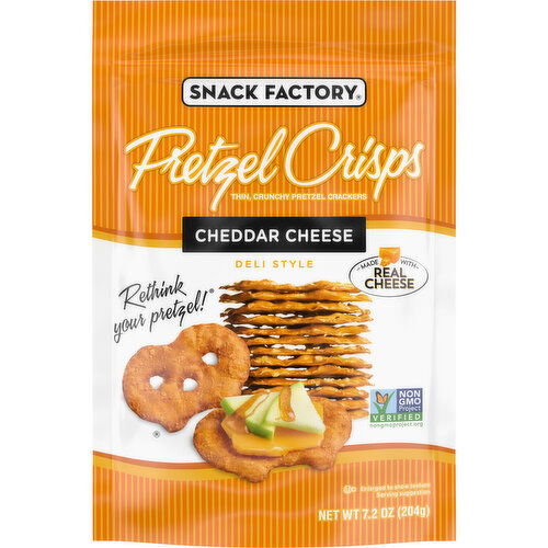 Snack Factory® Cheddar Cheese Pretzel Crisps