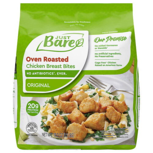 Just Bare Oven Roasted Original Chicken Breast Bites