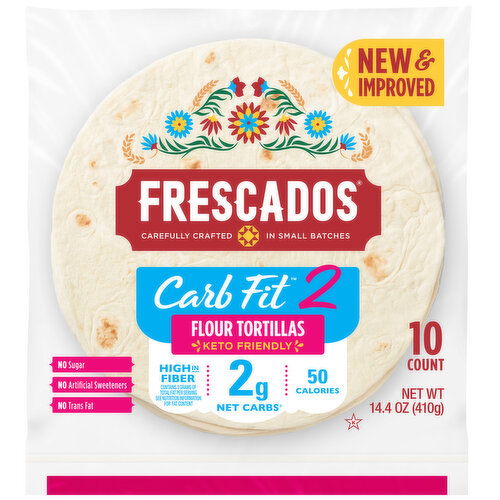 Frescados Carb Fit 2 Tortillas, Flour