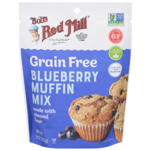 Bob's Red Mill Muffin Mix, Grain Free, Blueberry