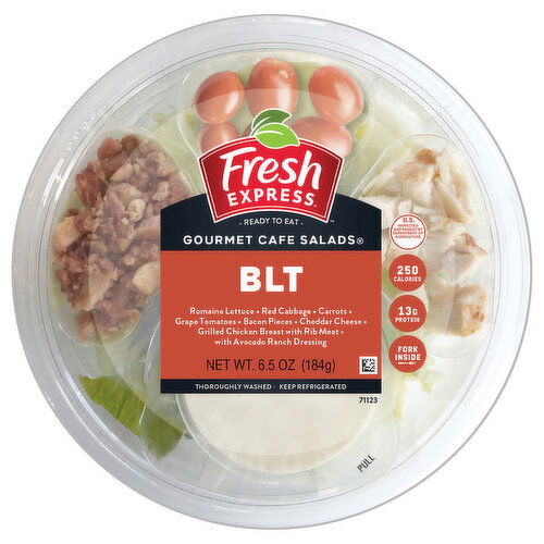 Fresh Express Gourmet Cafe Salads BLT Salad Bowl