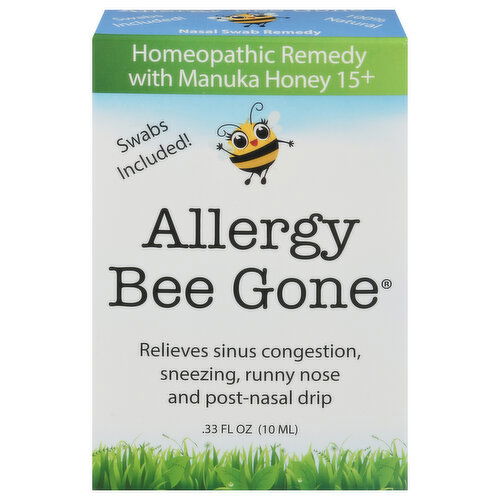 Allergy Bee Gone Nasal Swab Remedy
