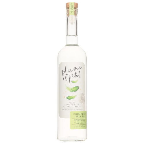 Plume & Petal Vodka, Cucumber Splash