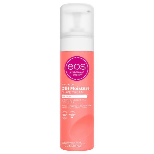 EOS Shea Better Shave Cream, Pink Citrus