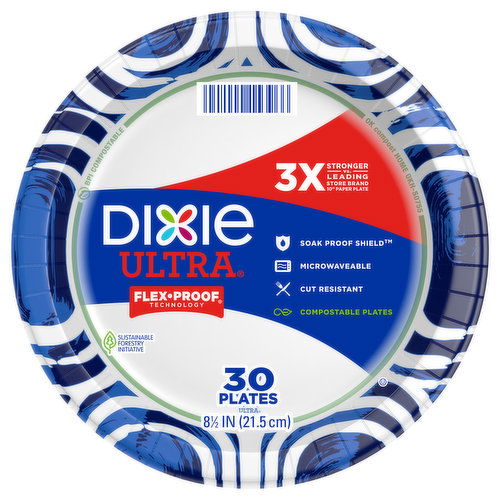 Dixie Ultra Plates, 8-1/2 Inches