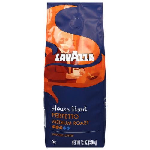 Lavazza Coffee, Ground, Medium Roast, House Blend Perfetto