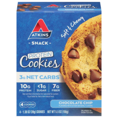 Atkins Protein Cookies, Chocolate Chip