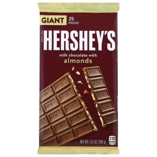 Hershey's Giant Milk Chocolate with Almonds