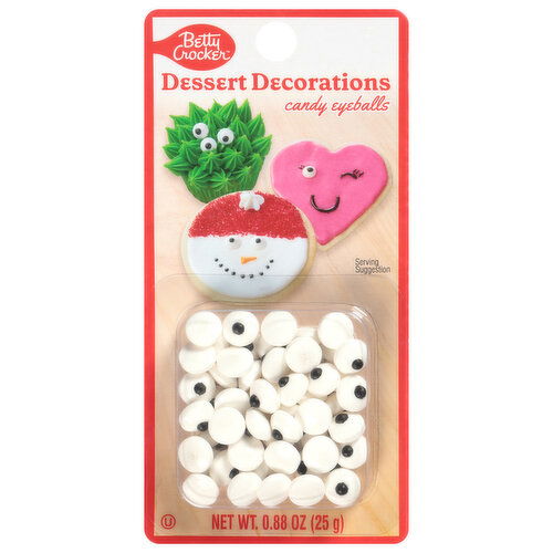 Betty Crocker Dessert Decorations, Candy Eyeballs