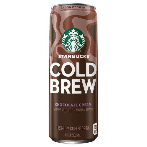 Starbucks Coffee Drink, Chocolate Cream, Premium, Cold Brew