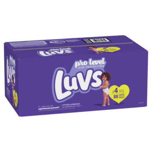 Luvs Diapers Size 4 88 Count