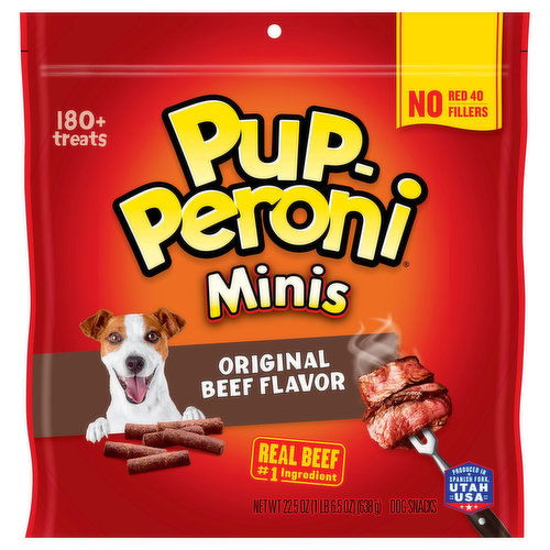 Pup-Peroni Minis Dog Snacks, Original Beef Flavor