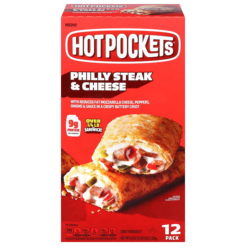 Hot Pockets Philly Steak & Cheese Sandwich