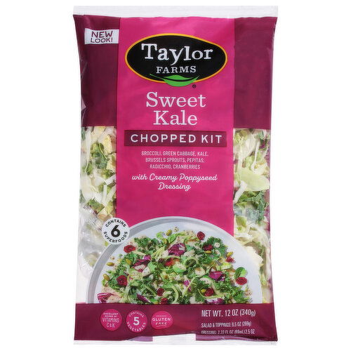 Taylor Farms Chopped Kit, Sweet Kale