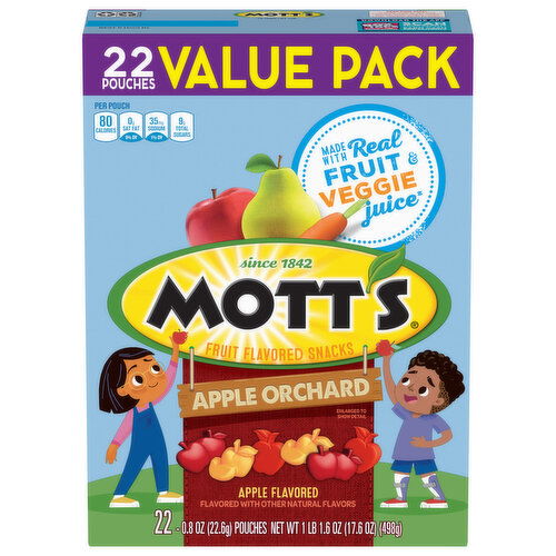 Mott's Apple Orchard Fruit Flavored Snacks Value Pack