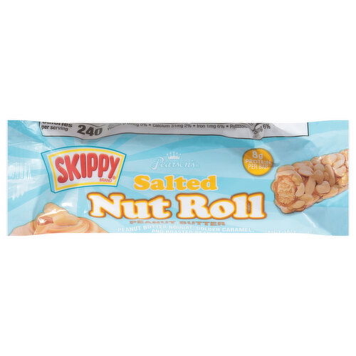 Skippy Nut Roll, Salted, Peanut Butter