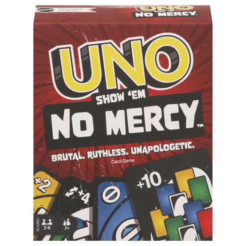 Mattel Card Game, No Mercy, Uno