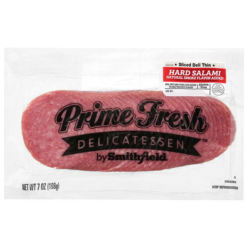 Prime Fresh Delicatessen Sliced Deli Thin Hard Salami