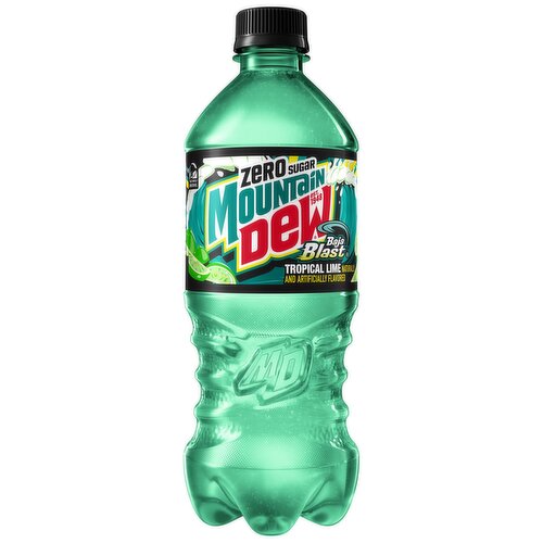 Mountain Dew Mountain Dew Baja Blast Soda Tropical Lime 20 Fl Oz