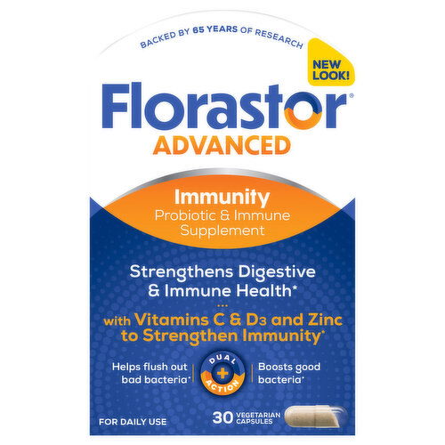Florastor Capsules Advanced Immunity