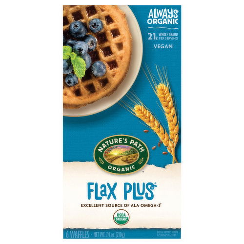 Nature's Path Organic Flax Plus Waffles