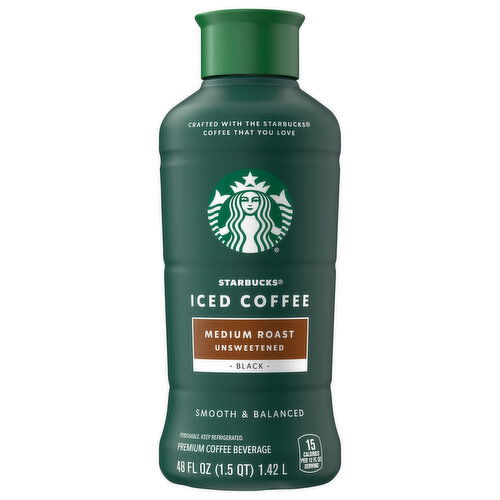 Starbucks Medium Roast Unsweetened Black Iced Coffee