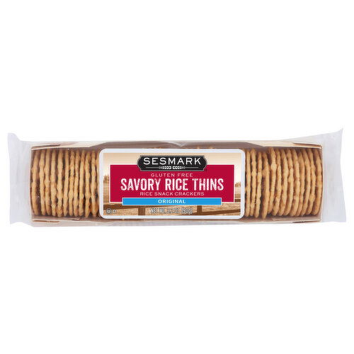 Sesmark Rice Thins, Savory, Original