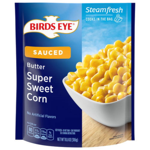 Birds Eye Steamfresh Super Sweet Corn with Butter Frozen Vegetables