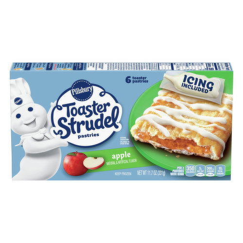 Pillsbury Toaster Strudel Toaster Pastries, Apple