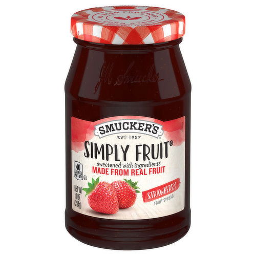 Smucker's Simply Fruit Fruit Spread, Strawberry