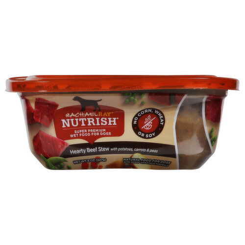 Rachael Ray Nutrish Food for Dogs, Natural, Hearty Beef Stew with Potatoes, Carrots & Peas