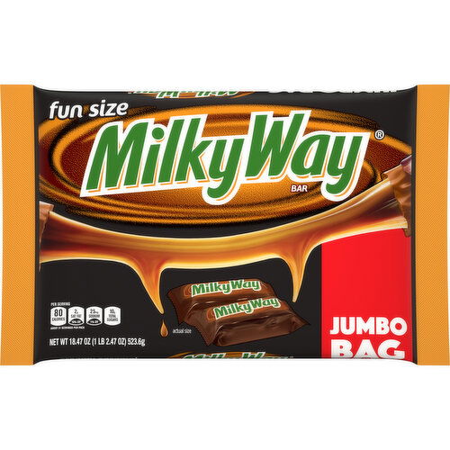 Milky Way MILKY WAY Fun Size Caramel Milk Chocolate Halloween Candy Bars - 18.47oz