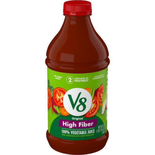 V8® High Fiber Original 100% Vegetable Juice