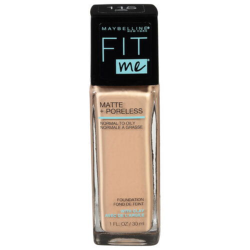 Fit me! Foundation, Matte + Poreless, Ivory 115