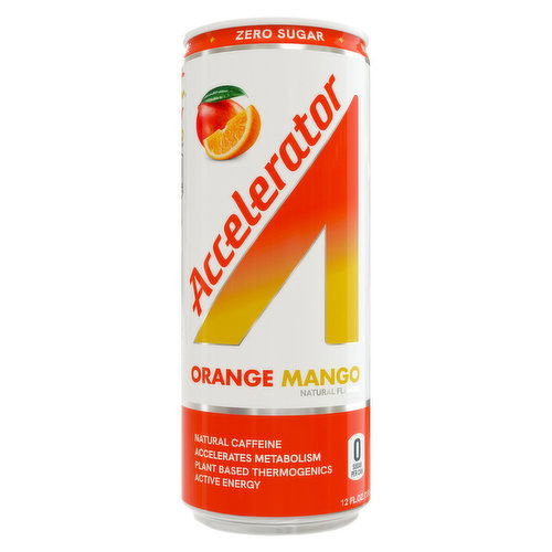 Accelerator Energy Drink, Orange Mango