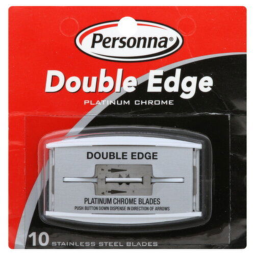 Personna Platinum Chrome Blades, Double Edge