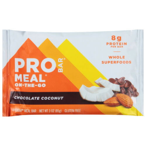 Probar Meal Bar, On-the-Go, Chocolate Coconut