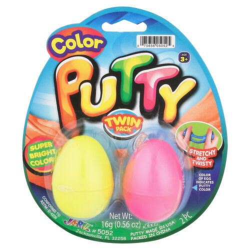 Ja-Ru Putty, Color, Twin Pack