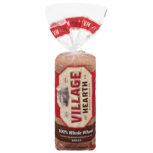 Village Hearth Bread, 100% Whole Wheat