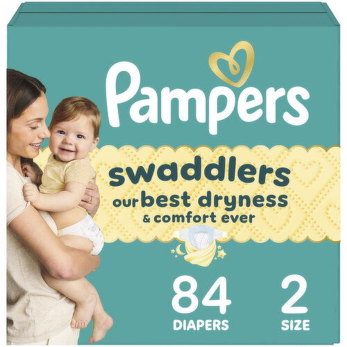 Pampers Swaddlers Swaddlers Diaper Size 2 84 Count