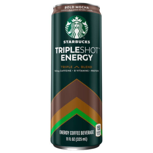 Starbucks Tripleshot Energy Energy Coffee Beverage, Bold Mocha, Triple Blend