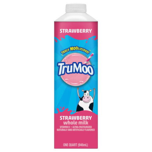 TruMoo Milk, Whole, Strawberry