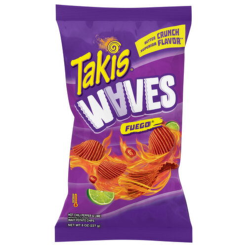 Takis Waves Wavy Potato Chips, Fuego, Extreme