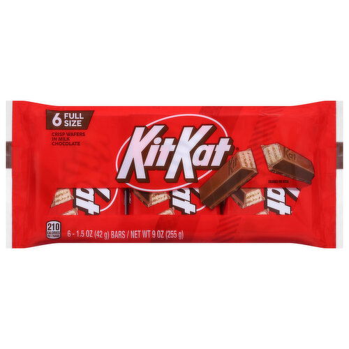 Kit Kat Full Size Crisp Wafers in Milk Chocolate