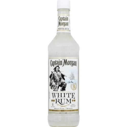 Captain Morgan Rum, White, Caribbean